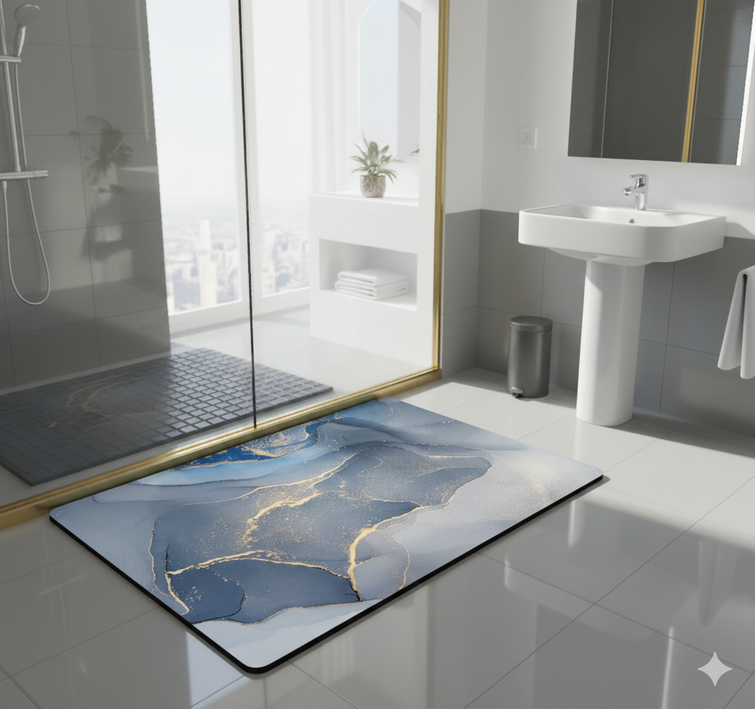 Eclipse Onyx Oval Mat