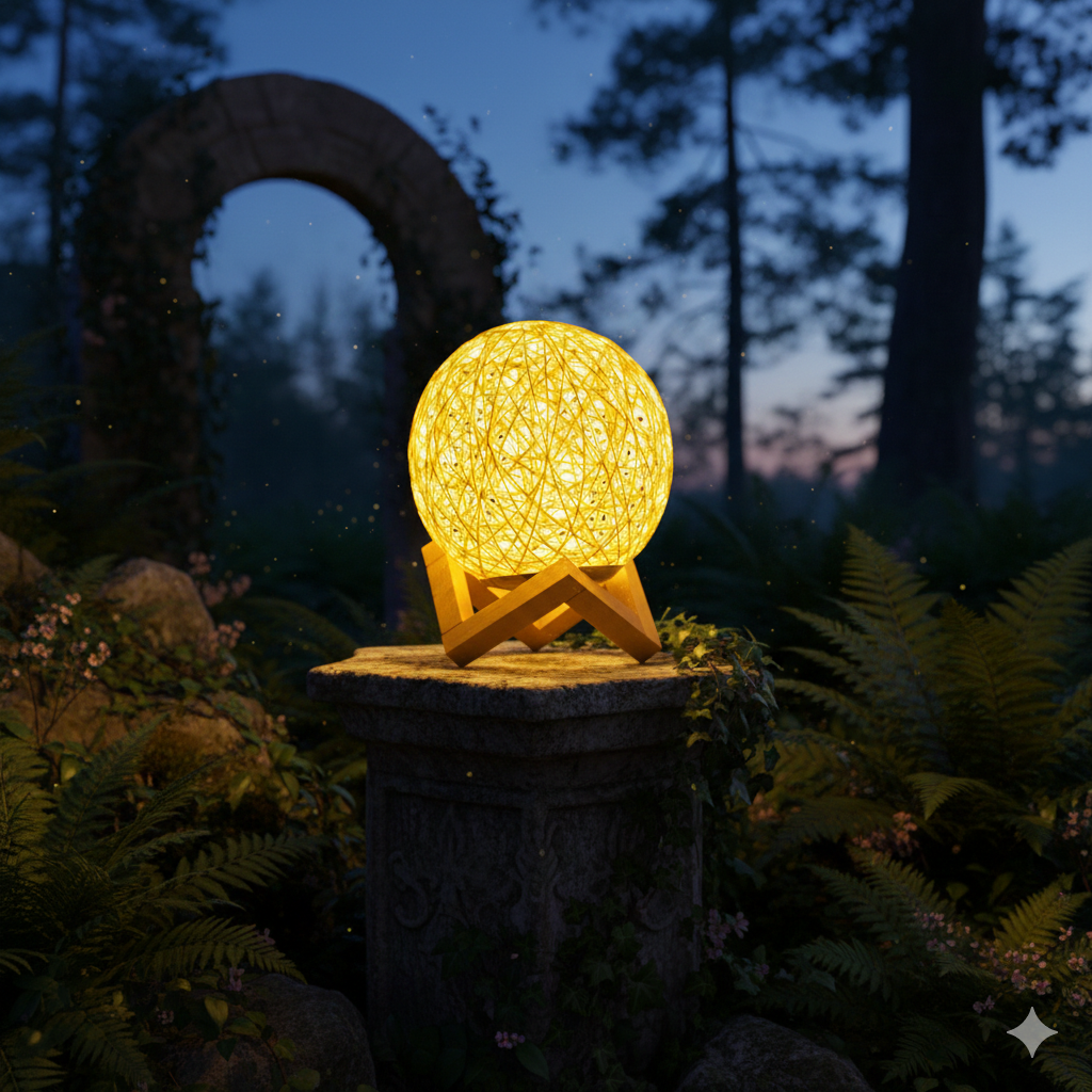 The Celestial Weaver Lamp