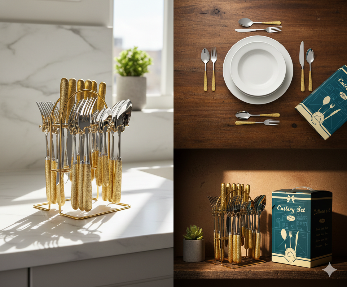 The Hammered Luxe Set