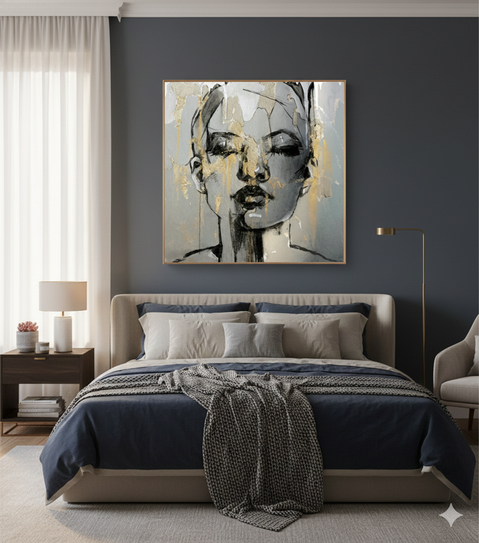 Golden Reverie Portrait