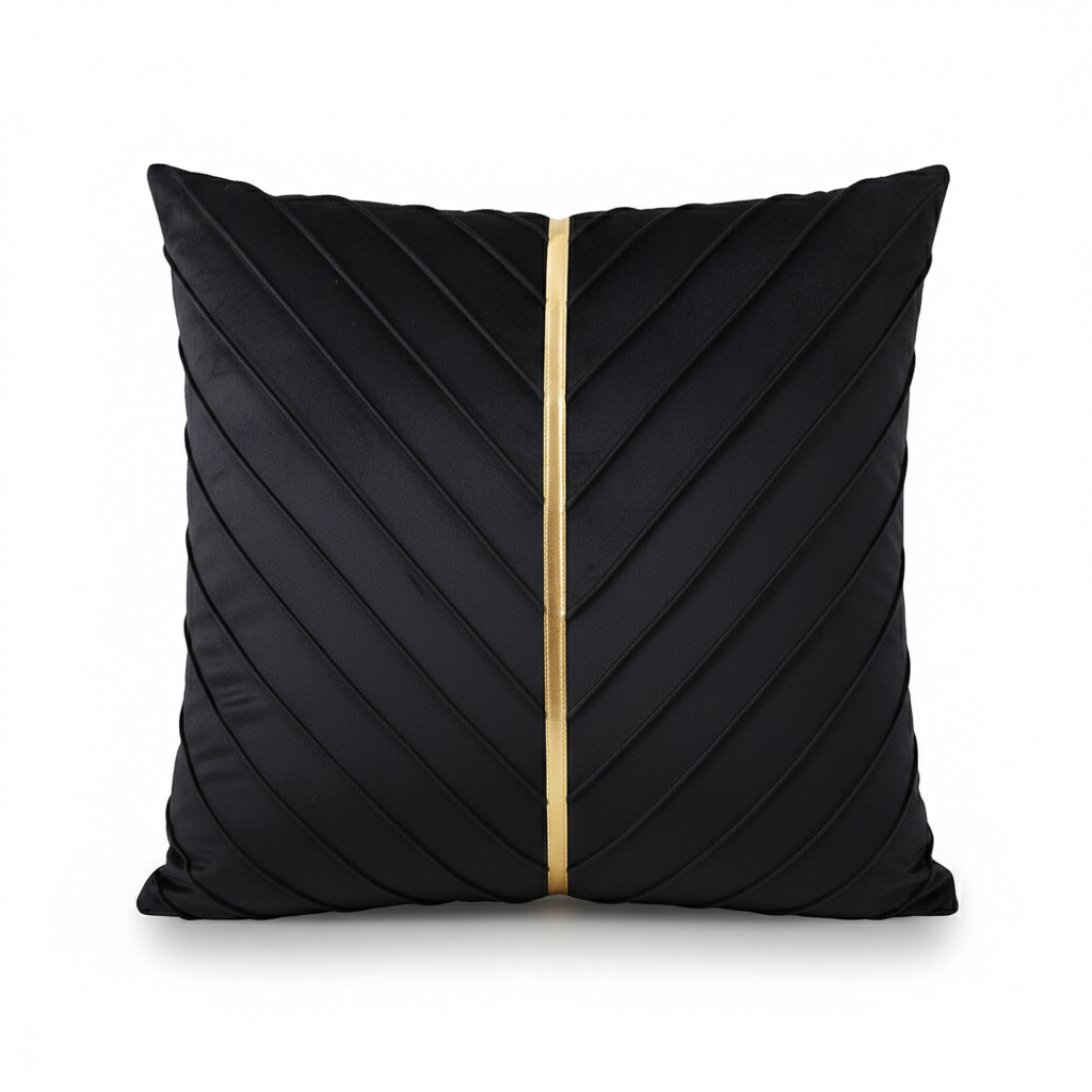 Velvet Horizon: Premium Embossed Pillow Case