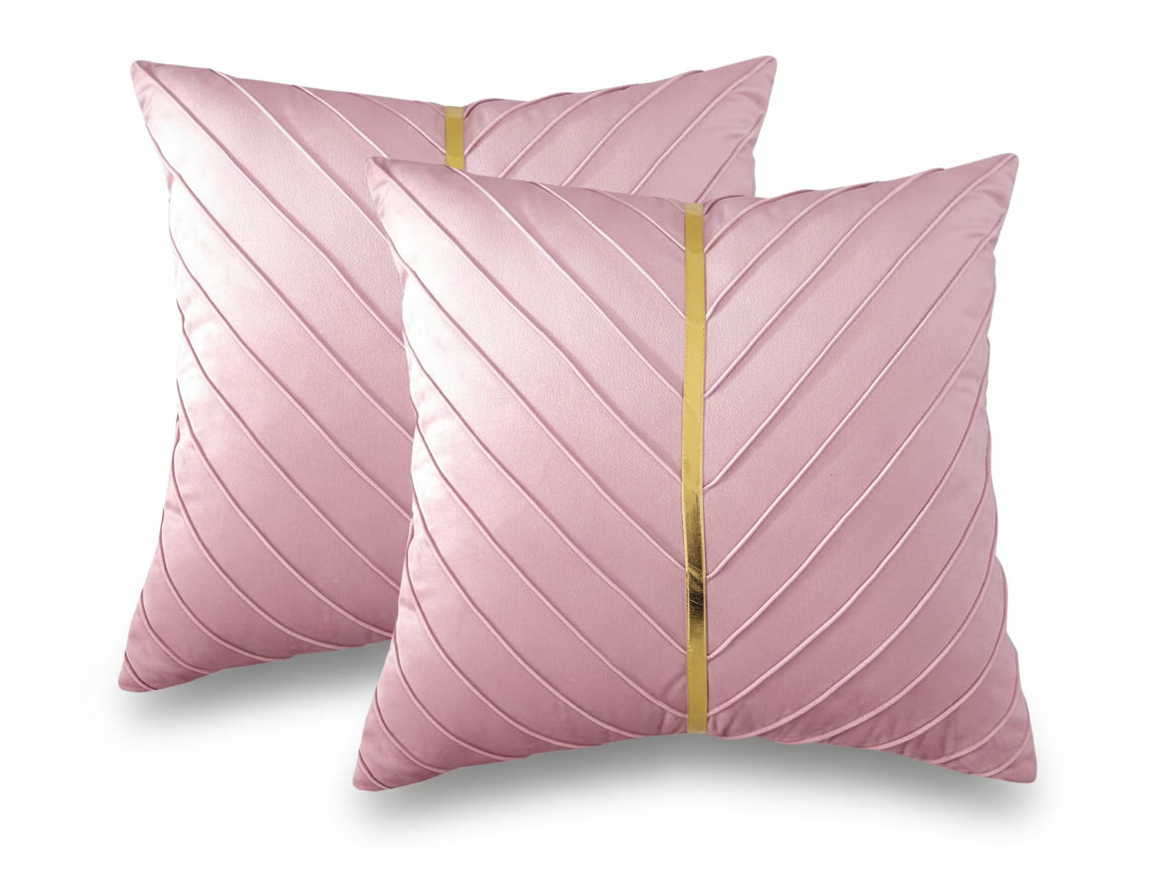 Velvet Horizon: Premium Embossed Pillow Case