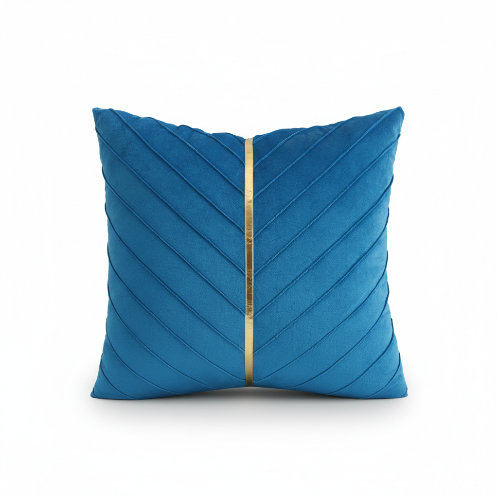 Velvet Horizon: Premium Embossed Pillow Case