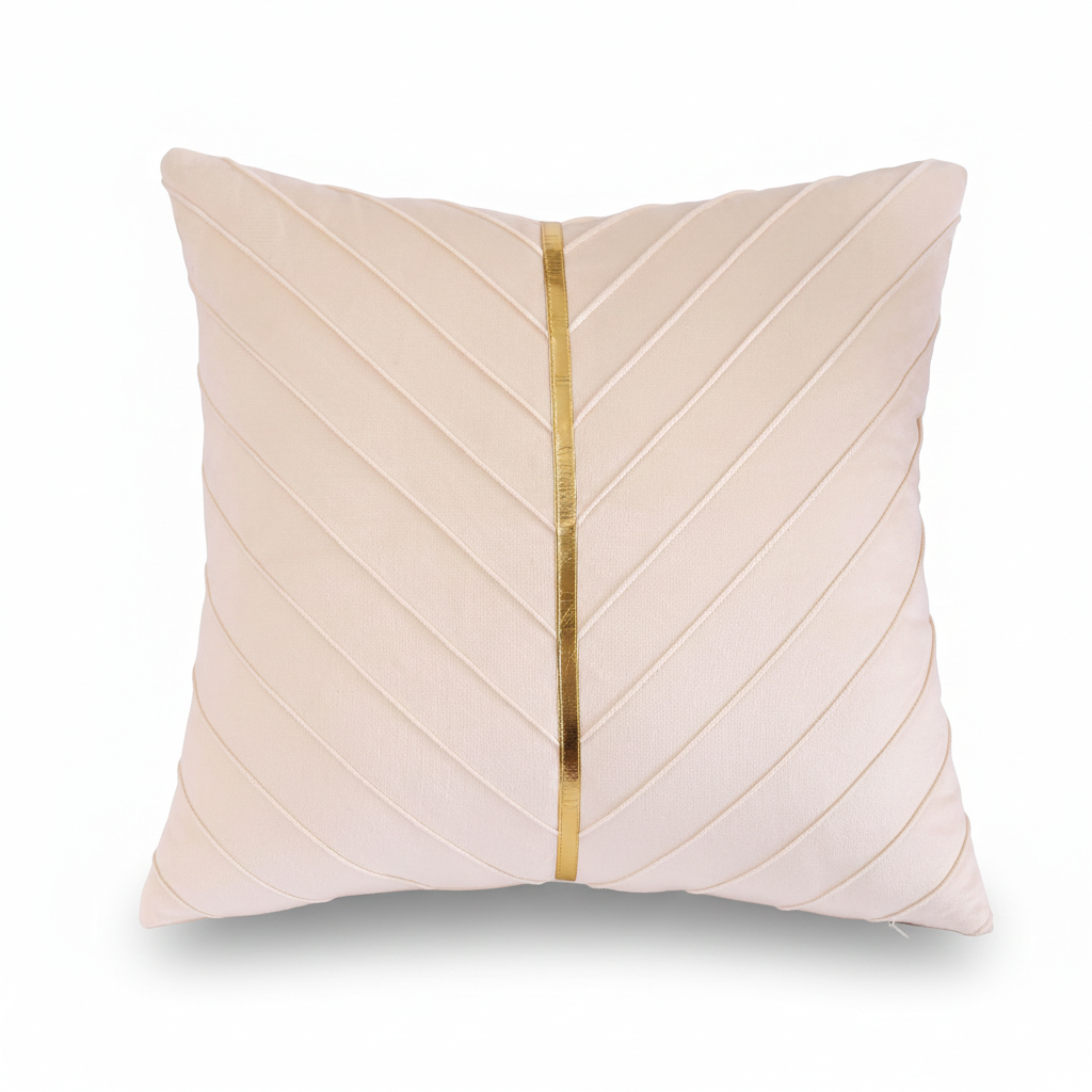 Velvet Horizon: Premium Embossed Pillow Case