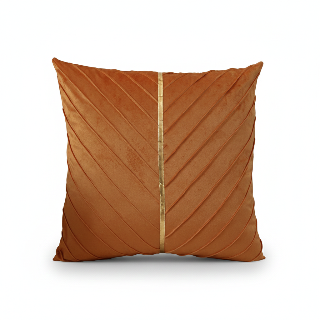 Velvet Horizon: Premium Embossed Pillow Case