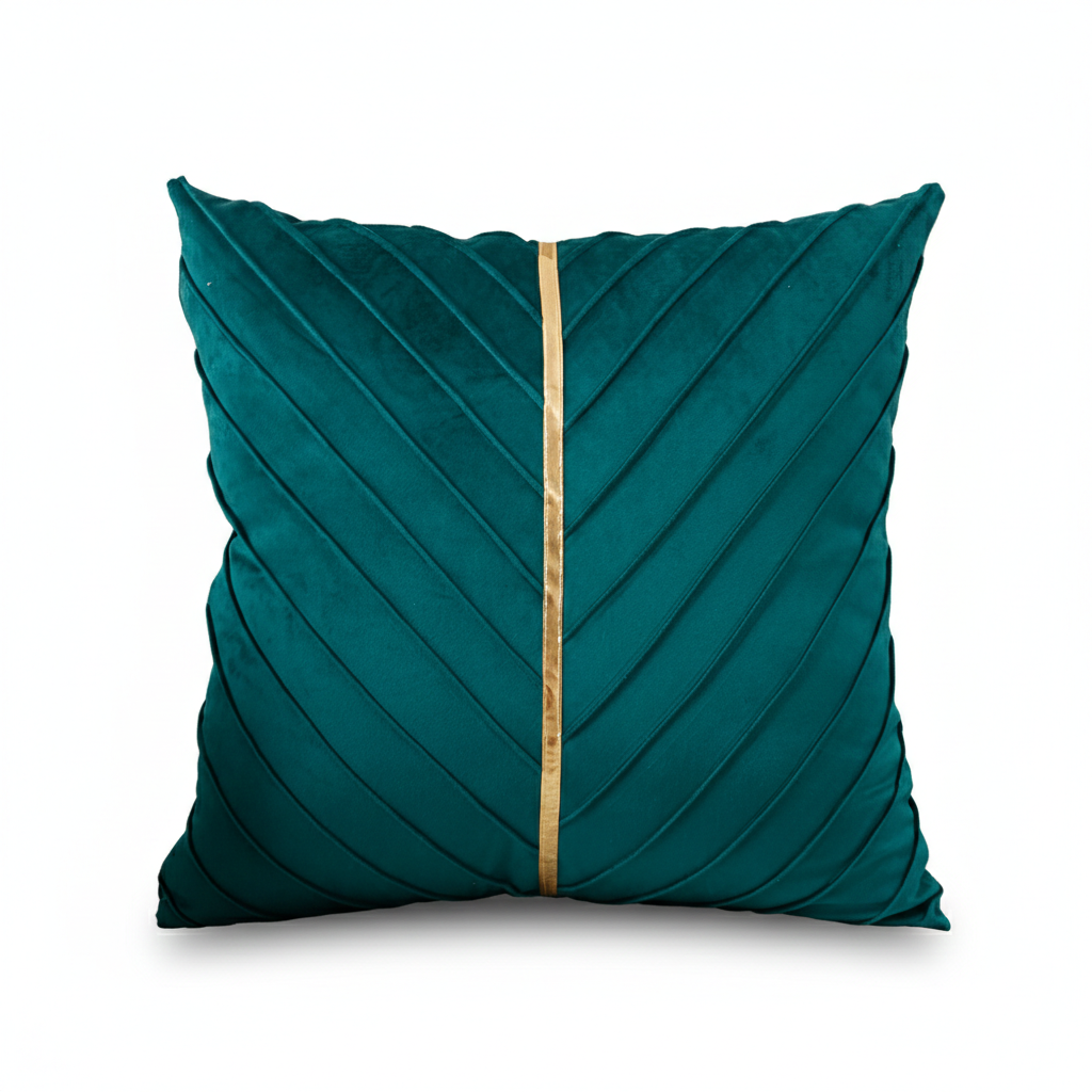 Velvet Horizon: Premium Embossed Pillow Case
