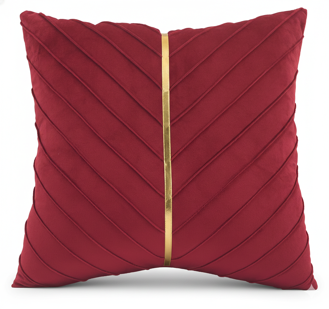 Velvet Horizon: Premium Embossed Pillow Case