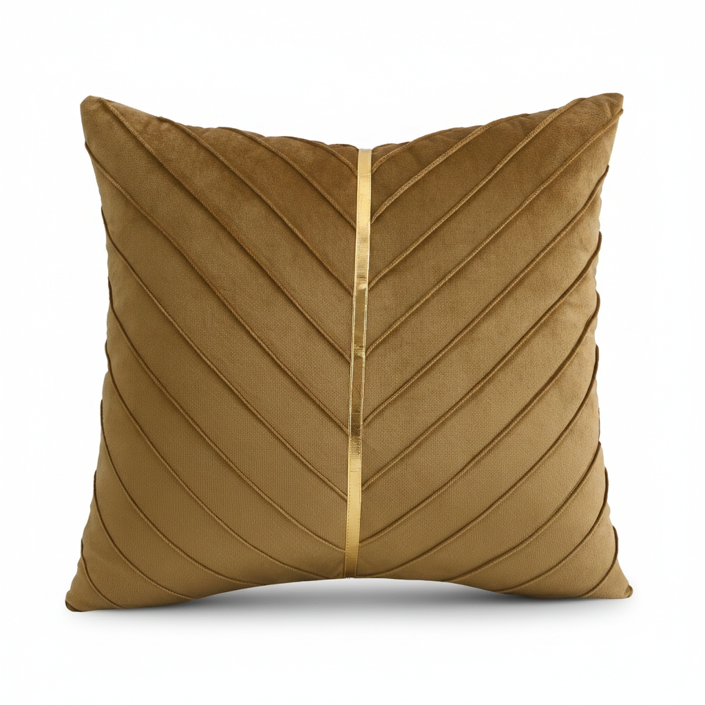 Velvet Horizon: Premium Embossed Pillow Case